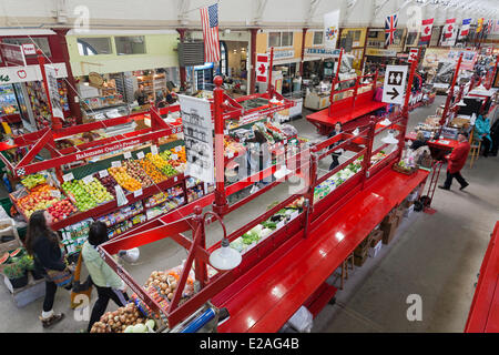 Canada, New Brunswick Provincia, San Giovanni, il mercato degli agricoltori, il più antico mercato del Nord America Foto Stock