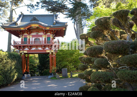 Gli Stati Uniti, California, San Francisco Golden Gate Park, giardino giapponese del tè Foto Stock