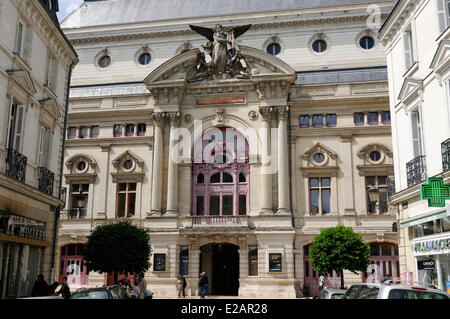 Francia, Indre et Loire, Tours, Grand Theatre, progettato da Jean Marie Hardion Foto Stock