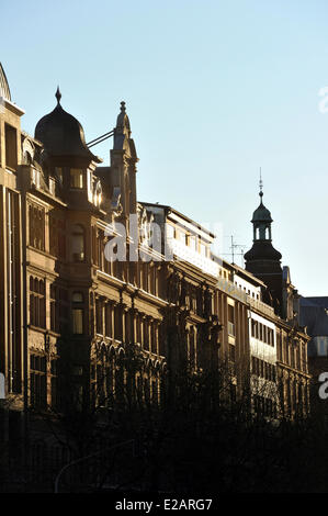 Germania, Hesse, Frankfurt am Main, Kaiserstrasse Foto Stock