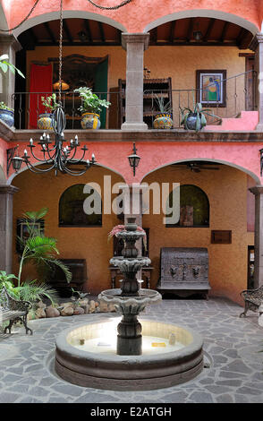 Messico, Baja California Sur Membro, Loreto, Hotel Posada de las Flores Foto Stock