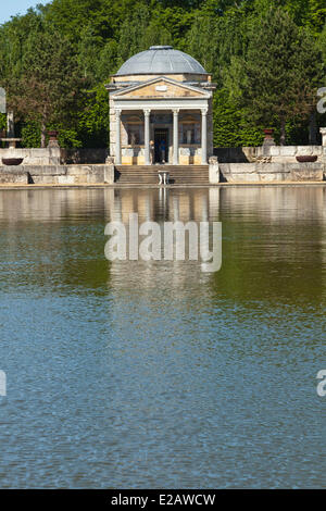 Francia, Eure, Le Neubourg, Chateau du Champ de Bataille, castello del XVII secolo e ristrutturato da interior designer Jacques Garcia, il Foto Stock