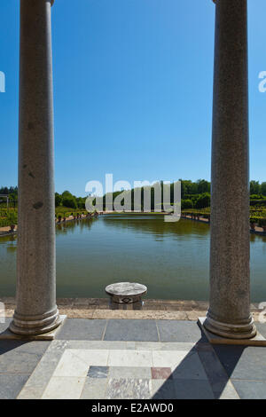 Francia, Eure, Le Neubourg, Chateau du Champ de Bataille, castello del XVII secolo e ristrutturato da interior designer Jacques Garcia, il Foto Stock