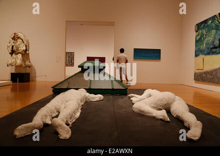 Gli Stati Uniti, California, Los Angeles, Downtown, la moca (Museo di Arte Contemporanea) Foto Stock