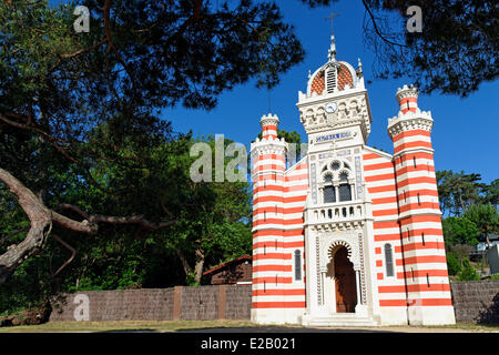 Francia, Gironde, l'herbe, Villa Algerienne, l'ultimo palazzo moresco area che si estendeva dalla Claouey a Cap Ferret e costruito Foto Stock