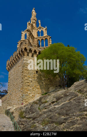 Francia, Drome, Drome Provencale, Nyons, Randonne Tower, la cattedrale di Notre Dame de Bon Secours Foto Stock