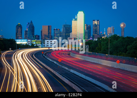 Dallas è la nona città più popolosa degli Stati Uniti d'America e la terza città più popolosa dello stato del Texas Foto Stock