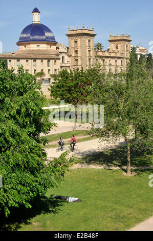 Spagna, Valencia, Museo di Belle Arti dai giardini di Turia Foto Stock