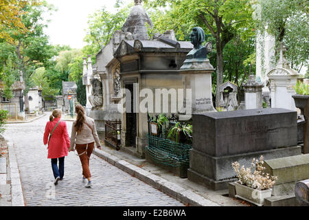 Francia, Parigi, cimitero Pere Lachaise, Honoré de Balzac tomba, romanziere francese (1799- 1850) Foto Stock