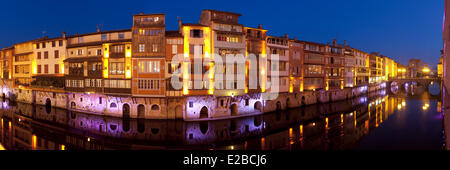 Francia, Tarn, Castres, il famoso Case sul fiume Agout Foto Stock