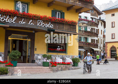 L'Italia, Veneto, provincia di Belluno, Dolomiti, Cortina d'Ampezzo Foto Stock