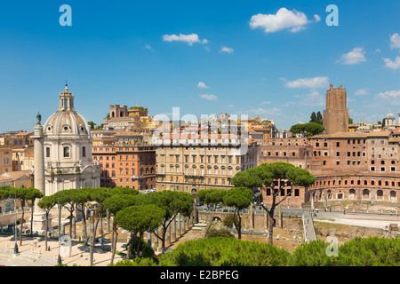 Fori Imperiali di Roma, Italia. Foto Stock