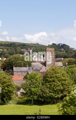 Burton Bradstock village, Dorset England Regno Unito Foto Stock