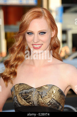 Hollywood, California, USA. 17 Giugno, 2014. DEBORAH ANN WOLL frequentando la premiere per la settima e ultima stagione della serie HBO 'True Blood" tenutasi presso il Teatro Cinese. Credito: D. lunga/Globe foto/ZUMAPRESS.com/Alamy Live News Foto Stock