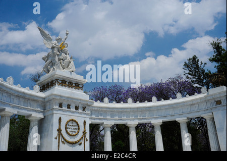 Benito Juarez un monumento nel parco Alameda, Città del Messico, Messico Foto Stock