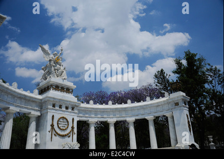 Benito Juarez un monumento nel parco Alameda, Città del Messico, Messico Foto Stock