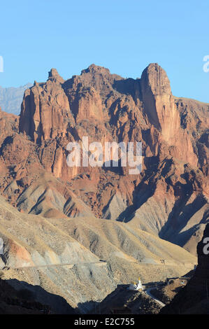 Cina, Qinghai, Amdo, Jiantsa county, Khamra National Park, Namzong suroundings Foto Stock