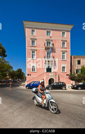 Grecia Isole Ionie, Corfù, Corfu, la vecchia città italiana di stile elencati come patrimonio mondiale dall' UNESCO Foto Stock