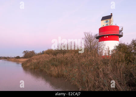 Francia, Loire Atlantique, Bouee, Villa Cheminee di Tatzu Nishi, Alloggi insoliti Foto Stock