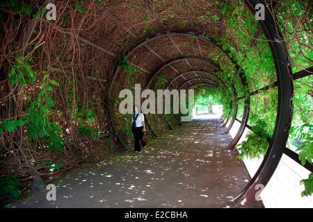 Germania, Berlino, quartiere di Kreuzberg, Judisches Museum (Museo ebraico) dall'architetto Daniel Libeskind Foto Stock