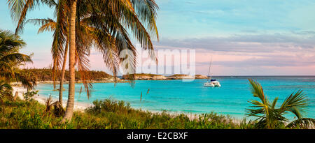 Bahamas, Eleuthera Island Lighthouse Bay Foto Stock