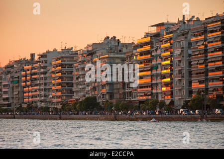 La Grecia e la Macedonia, Salonicco, waterfront Foto Stock