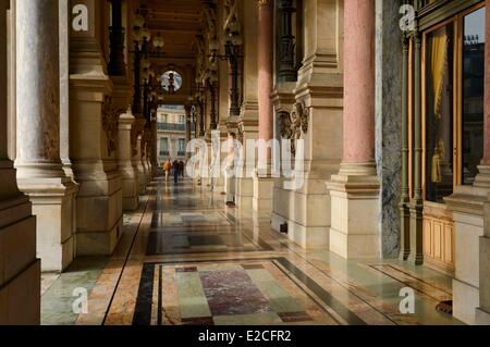 Francia, Parigi, Opera Garnier, la terrazza della facciata sud Foto Stock
