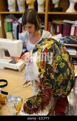 Francia, Parigi, Opera Garnier, il costume di workshop, il workshop di moda Foto Stock