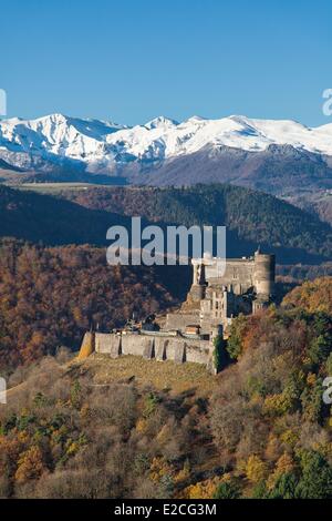 Francia, Puy de Dome, Parc Naturel Regional des Volcans d'Auvergne (vulcani di Auvergne parco naturale regionale), Murol, Chateau de Foto Stock