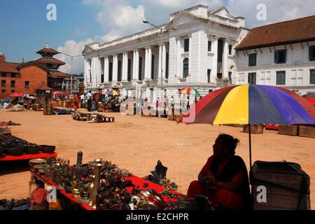 Il Nepal, Valle di Kathmandu, classificato come patrimonio mondiale dall' UNESCO, Kathmandu, Durbar Square Foto Stock