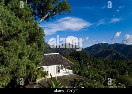 Giamaica, West Indies, Blue Mountains, casa e studio di Chris Blackwell productor rinnovare in Strawberry Hill Hotel Foto Stock