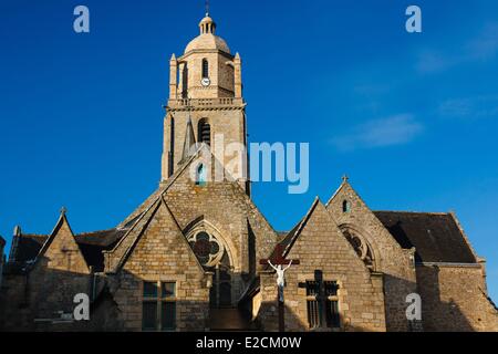 Francia Loire Atlantique Batz sur Mer Saint Guenole chiesa Foto Stock