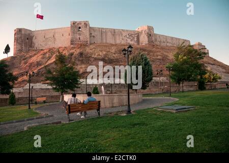 La Turchia sud Anatolia Orientale Gaziantep Castle Foto Stock