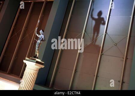 La Turchia; Sud Anatolia Orientale; Gaziantep; Zeugma Museum statua di Marte (ARES) Foto Stock