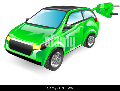 auto elettrica Foto Stock