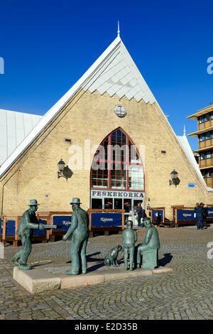 La Svezia Vastra Gotaland Goteborg (Göteborg) il pesce Chiesa Feskekorka Foto Stock