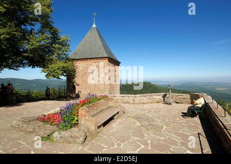 Francia Bas Rhin Monte Sainte Odile Sainte Odile convento la Cappella degli Angeli Foto Stock