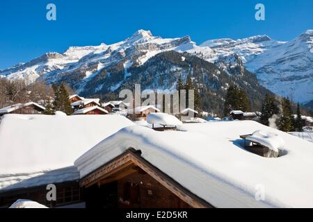 Svizzera Canton Vaud Ormont Dessus Les Diablerets Foto Stock