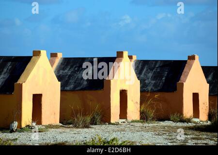 Dutch West Indies Bonaire Island Oranje Pan ex capanne slave Foto Stock