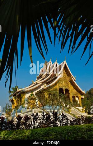 Laos Luang Prabang porvince Luang Prabang sono classificati come patrimonio mondiale dall' UNESCO Wat Ho Pha Bang nel Royal enclosure Foto Stock