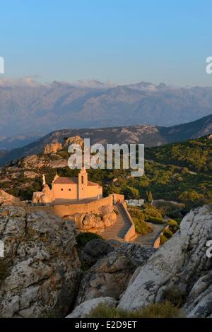 Francia, Haute Corse, Calvi, Notre Dame de la Serra cappella (1479) Foto Stock
