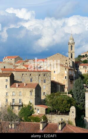 Francia, Corse du Sud, Sartene e Chiesa Sainte-Marie Foto Stock