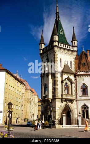 Slovakia Kosice Jakabov palace dated 19th century Foto Stock