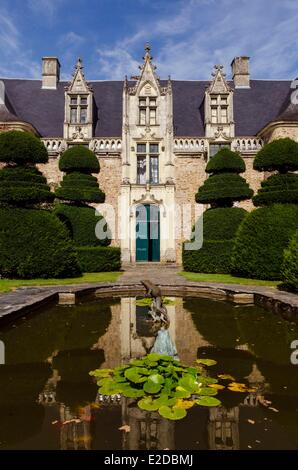 Francia Maine et Loire Champtoce sur Loire Chateau et Jardins du Pin (Castello e Giardini di pino) Foto Stock