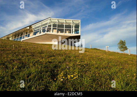 Francia Aveyron Aubrac altopiano Laguiole tre stelle hotel-ristorante dello chef Michel Bras Foto Stock