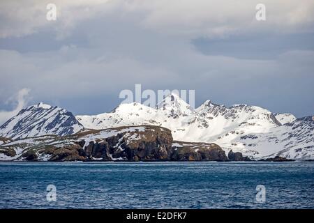 Antartico, Isola Georgia del Sud, Stromness zona porto Foto Stock