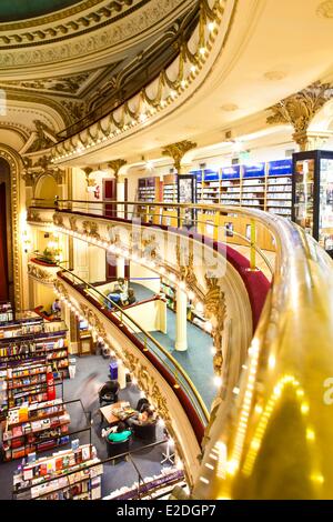 Argentina Buenos Aires Atheneo bookstore è situato in un vecchio teatro Foto Stock