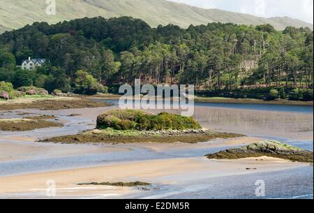 In Irlanda la contea di Galway Leenane Connemara Killary Harbour Foto Stock