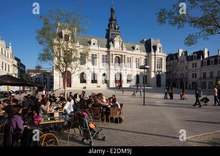 Francia Vienne Poitiers Marechal Leclerc luogo Municipio Foto Stock