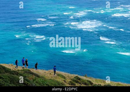 Nuova Zelanda Isola del nord della penisola Aupori in ??regione di Northland Cape Reinga è l'estremo nord del paese si trova Foto Stock
